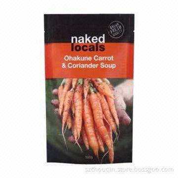 Laminated Pouches for Dehydrated Fruits and Vegetables, Long Shelf Time and Oxygen Barrier